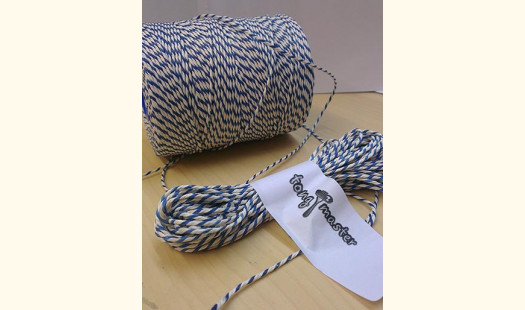 Blue and White Twine - 300m spool